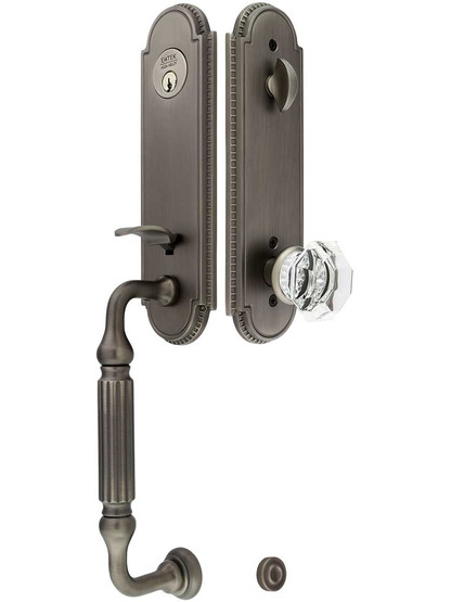 Orleans Style Tubular Handleset With Choice Of Interior Knob Or Lever